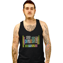 Load image into Gallery viewer, Shirts Tank Top, Unisex / Small / Black The Periodic Table Of Horror
