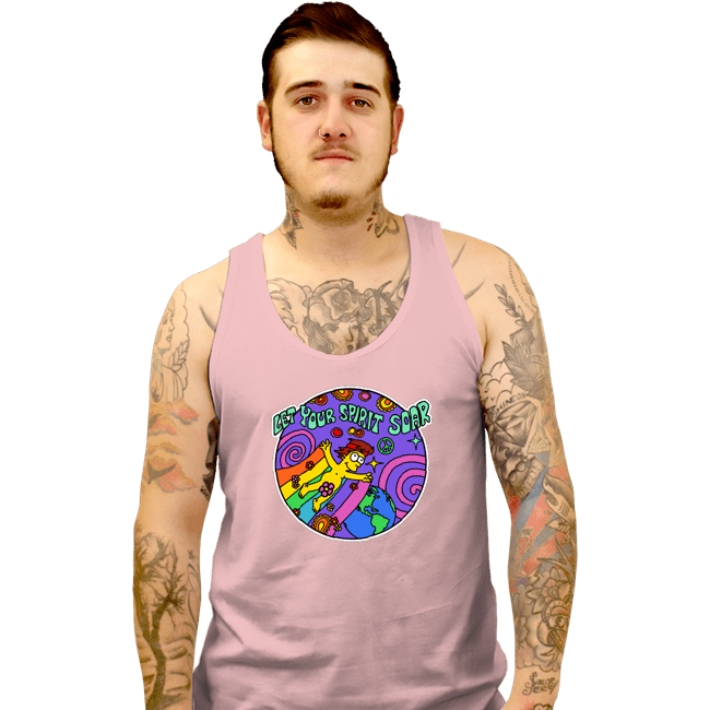 Shirts Tank Top, Unisex / Small / Pink Homer Hippy