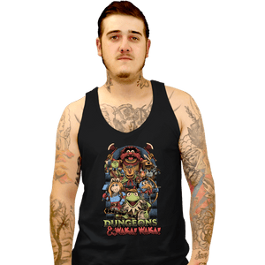 Daily_Deal_Shirts Tank Top, Unisex / Small / Black Dungeons & Waka Waka