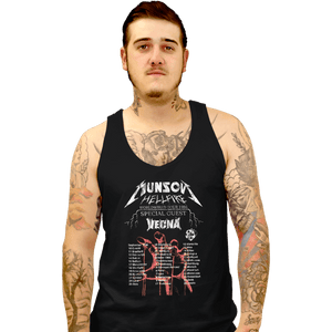 Shirts Tank Top, Unisex / Small / Black Munson World Tour