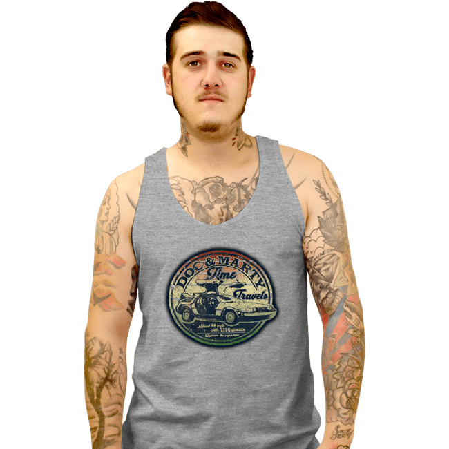 Secret_Shirts Tank Top, Unisex / Small / Sports Grey Doc And Marty