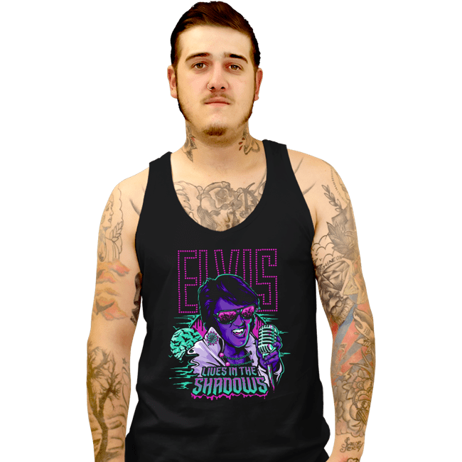 Shirts Tank Top, Unisex / Small / Black Shadow King
