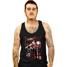 Load image into Gallery viewer, Daily_Deal_Shirts Tank Top, Unisex / Small / Black Chainsaw Sumi-E
