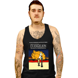 Daily_Deal_Shirts Tank Top, Unisex / Small / Black End Of Neon Genesis Garfieldgelion