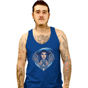 Daily_Deal_Shirts Tank Top, Unisex / Small / Royal Blue The Goth Bride