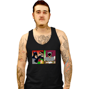 Secret_Shirts Tank Top, Unisex / Small / Black Batman Yelling At Catwoman