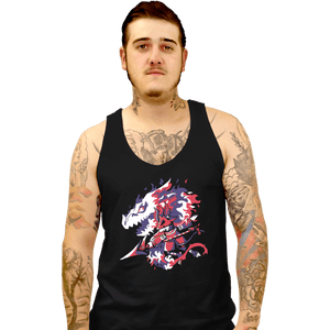 Daily_Deal_Shirts Tank Top, Unisex / Small / Black Dragon Knight