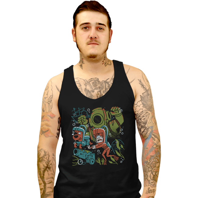 Secret_Shirts Tank Top, Unisex / Small / Black Mystery Dive!