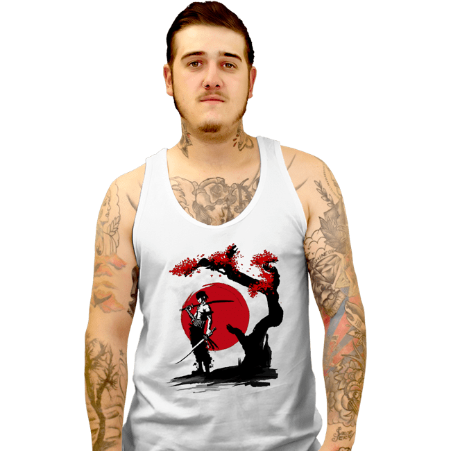 Shirts Tank Top, Unisex / Small / White Swordsman Pirate