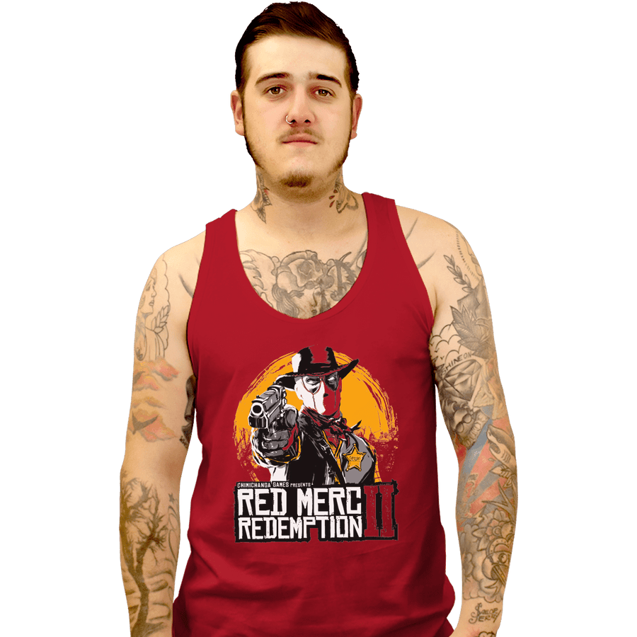 Shirts Tank Top, Unisex / Small / Red Red Merc Redemption
