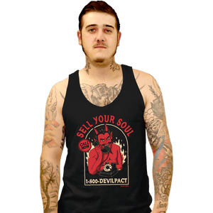 Daily_Deal_Shirts Tank Top, Unisex / Small / Black Sell Your Soul