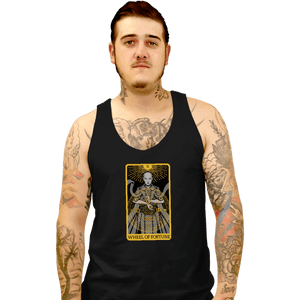 Shirts Tank Top, Unisex / Small / Black Tarot Wheel Of Fortune