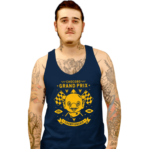 Shirts Tank Top, Unisex / Small / Navy Chocobo Grand Prix