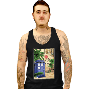 Daily_Deal_Shirts Tank Top, Unisex / Small / Black TARDIS In Egypt