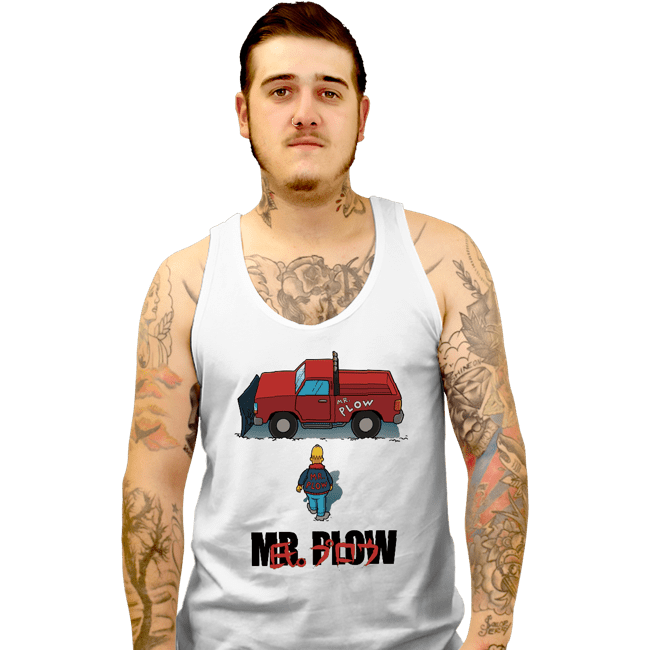 Secret_Shirts Tank Top, Unisex / Small / White Plow-Kira