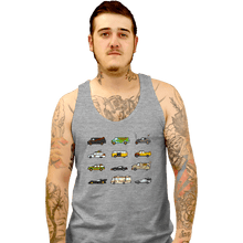 Load image into Gallery viewer, Secret_Shirts Tank Top, Unisex / Small / Sports Grey Iconic Cars &amp; Vans
