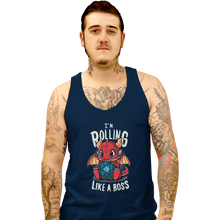 Load image into Gallery viewer, Shirts Tank Top, Unisex / Small / Navy Rolling Like A Boss
