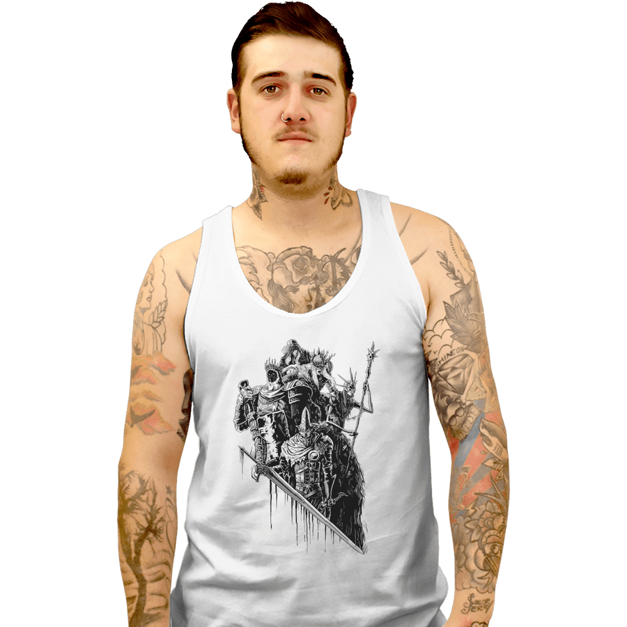 Shirts Tank Top, Unisex / Small / White Lords Of Cinder Lords Of Ash