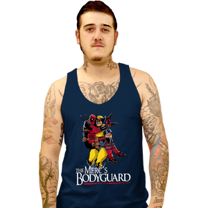 Daily_Deal_Shirts Tank Top, Unisex / Small / Navy The Merc's Bodyguard