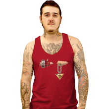 Load image into Gallery viewer, Shirts Tank Top, Unisex / Small / Red Run The Duels
