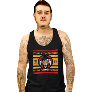 Secret_Shirts Tank Top, Unisex / Small / Black Eye Of The Tiger