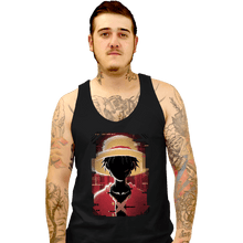 Load image into Gallery viewer, Shirts Tank Top, Unisex / Small / Black Glitch Luffy
