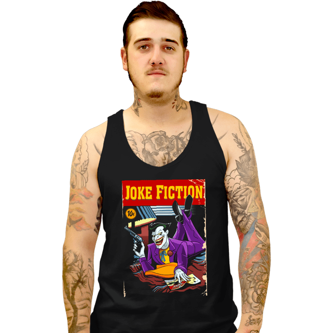 Secret_Shirts Tank Top, Unisex / Small / Black Joker Fiction
