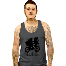 Load image into Gallery viewer, Secret_Shirts Tank Top, Unisex / Small / Charcoal Boy And Bike
