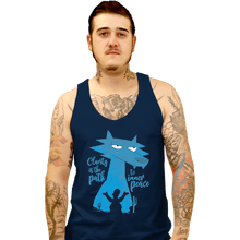 Load image into Gallery viewer, Shirts Tank Top, Unisex / Small / Navy Space Coyote
