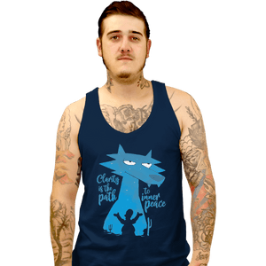 Shirts Tank Top, Unisex / Small / Navy Space Coyote
