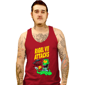Last_Chance_Shirts Tank Top, Unisex / Small / Red Rigel 7 Attacks