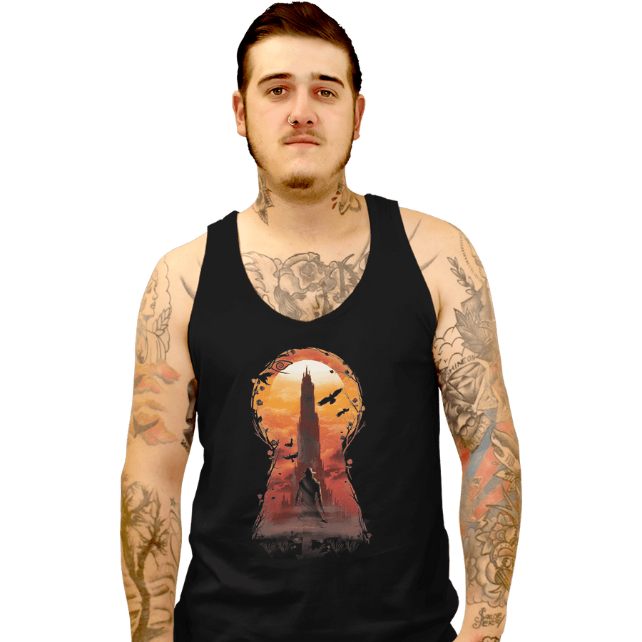 Shirts Tank Top, Unisex / Small / Black Dark Tower