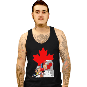 Shirts Tank Top, Unisex / Small / Black Captain Canuck And Team Canada