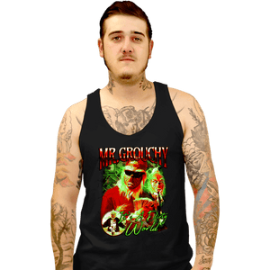 Shirts Tank Top, Unisex / Small / Black Mr Grouchy x CoDdesigns Dirty World