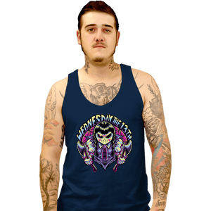 Daily_Deal_Shirts Tank Top, Unisex / Small / Navy Wednesday The 13th