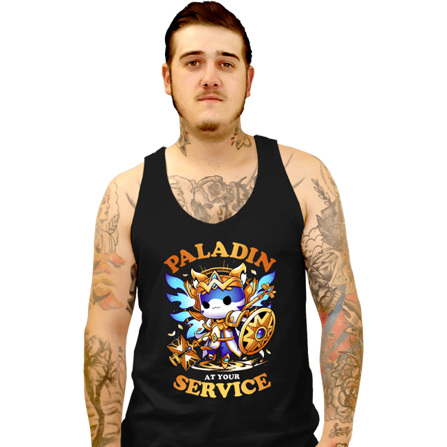 Daily_Deal_Shirts Tank Top, Unisex / Small / Black Paladin's Call