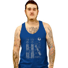 Load image into Gallery viewer, Daily_Deal_Shirts Tank Top, Unisex / Small / Royal Blue Lightside Schematics
