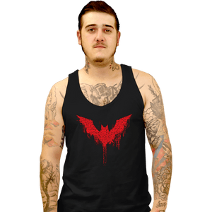 Daily_Deal_Shirts Tank Top, Unisex / Small / Black Future Bat Graffiti