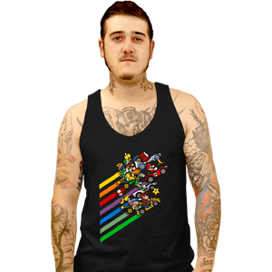 Daily_Deal_Shirts Tank Top, Unisex / Small / Black Karting Chaos