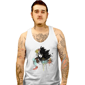 Secret_Shirts Tank Top, Unisex / Small / White Howl Watercolors