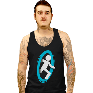 Shirts Tank Top, Unisex / Small / Black Portal A