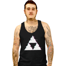 Load image into Gallery viewer, Shirts Tank Top, Unisex / Small / Black Ddjvigo&#39;s Glitch Triforce
