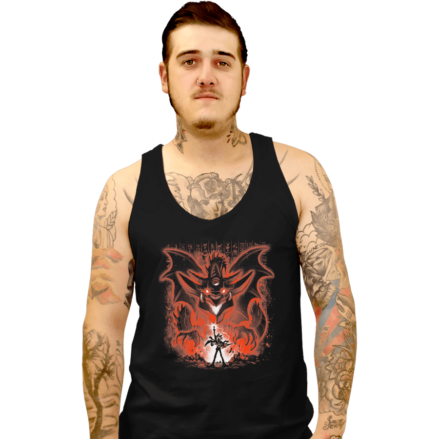 Shirts Tank Top, Unisex / Small / Black Sky Dragon