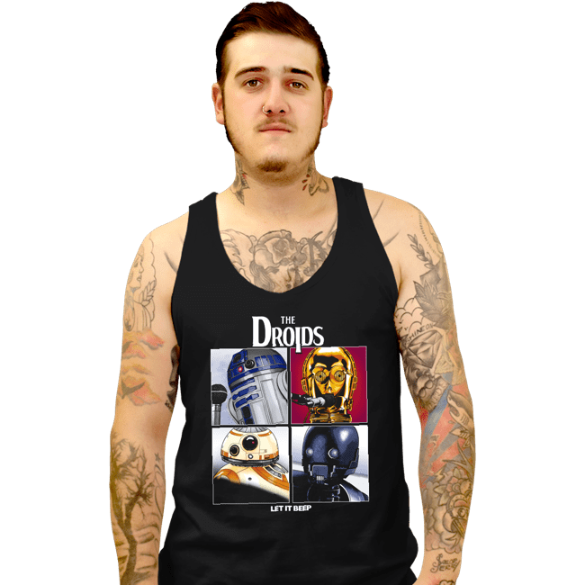 Daily_Deal_Shirts Tank Top, Unisex / Small / Black Let It Beep