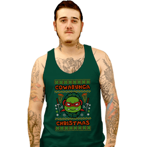 Shirts Tank Top, Unisex / Small / Black Raphael Christmas