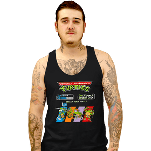 Daily_Deal_Shirts Tank Top, Unisex / Small / Black Springfield Turtles