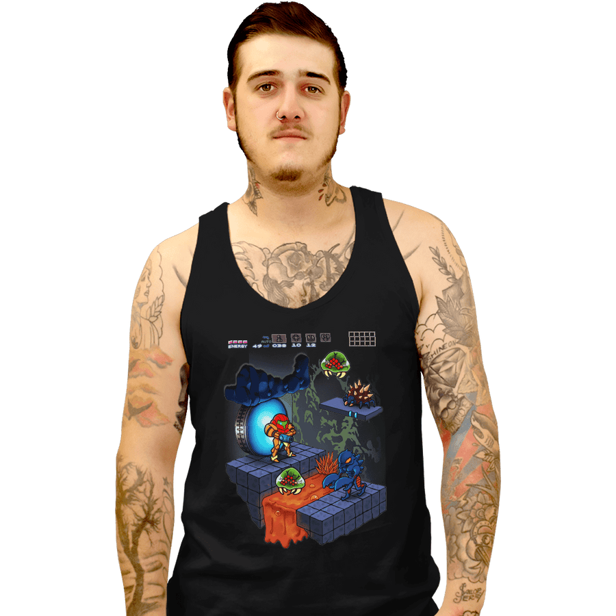 Shirts Tank Top, Unisex / Small / Black Isometroid