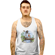 Load image into Gallery viewer, Daily_Deal_Shirts Tank Top, Unisex / Small / White Crossing The Blunt Bridge
