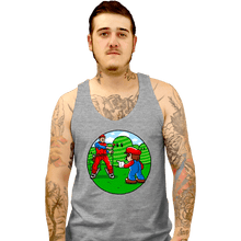 Load image into Gallery viewer, Secret_Shirts Tank Top, Unisex / Small / Sports Grey Two Marios
