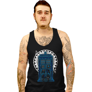 Shirts Tank Top, Unisex / Small / Black Doctor Time and Space